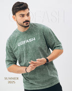 Olive Washed T-SHIRT
