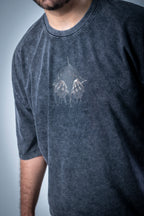 Dark T-shirt (Washed Black)