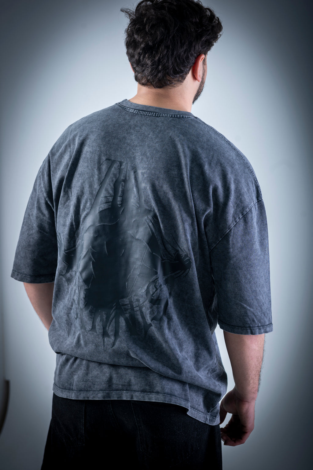 Dark T-shirt (Washed Black)