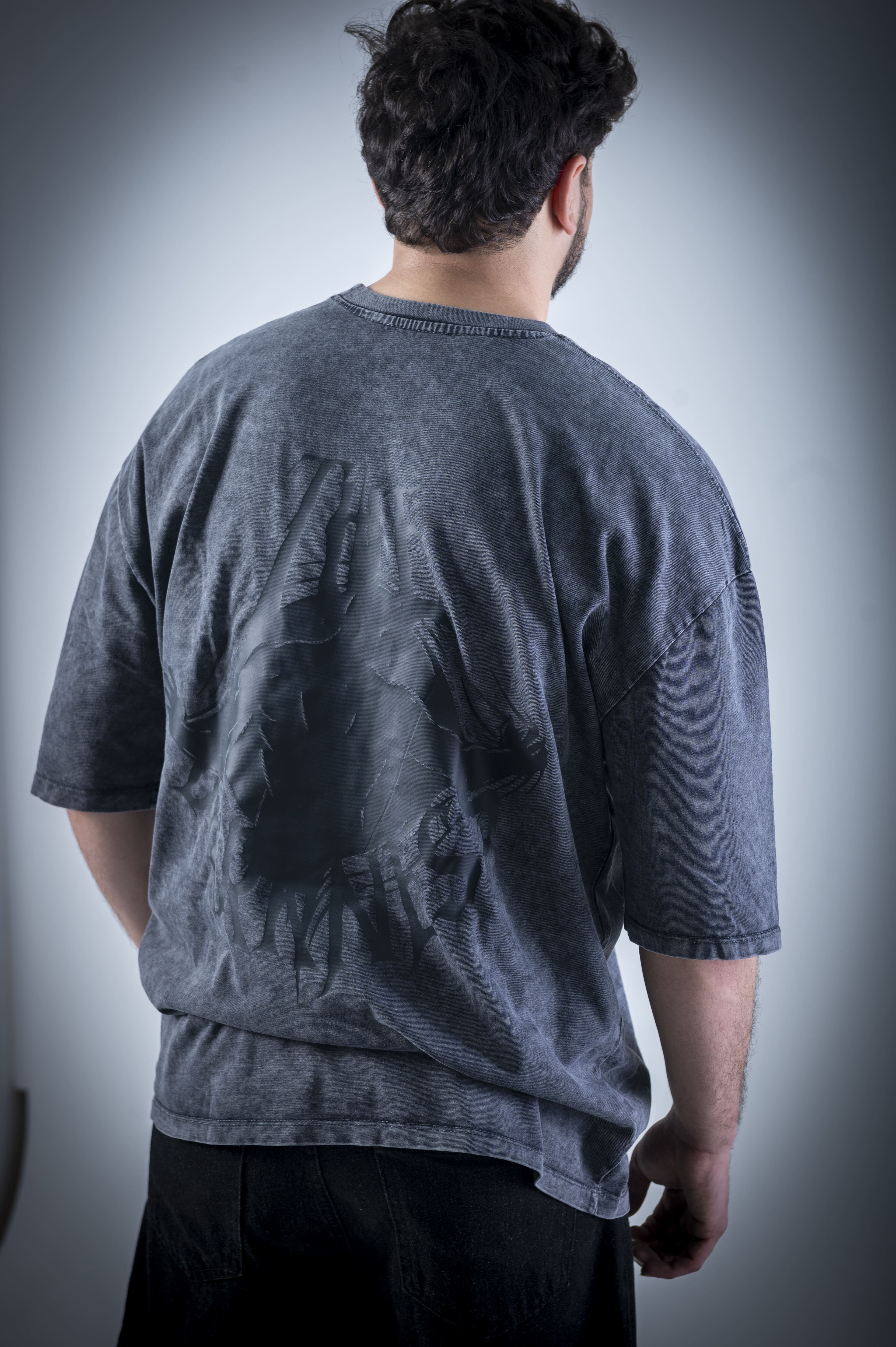 Dark T-shirt (Washed Black)