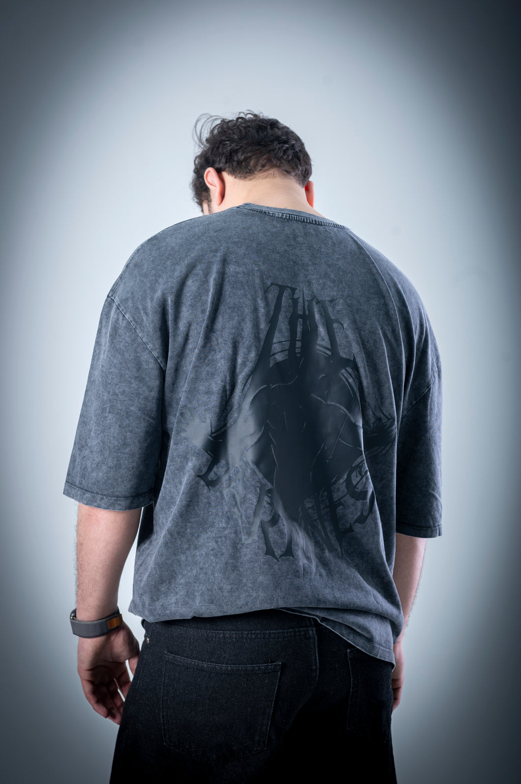Dark T-shirt (Washed Black)