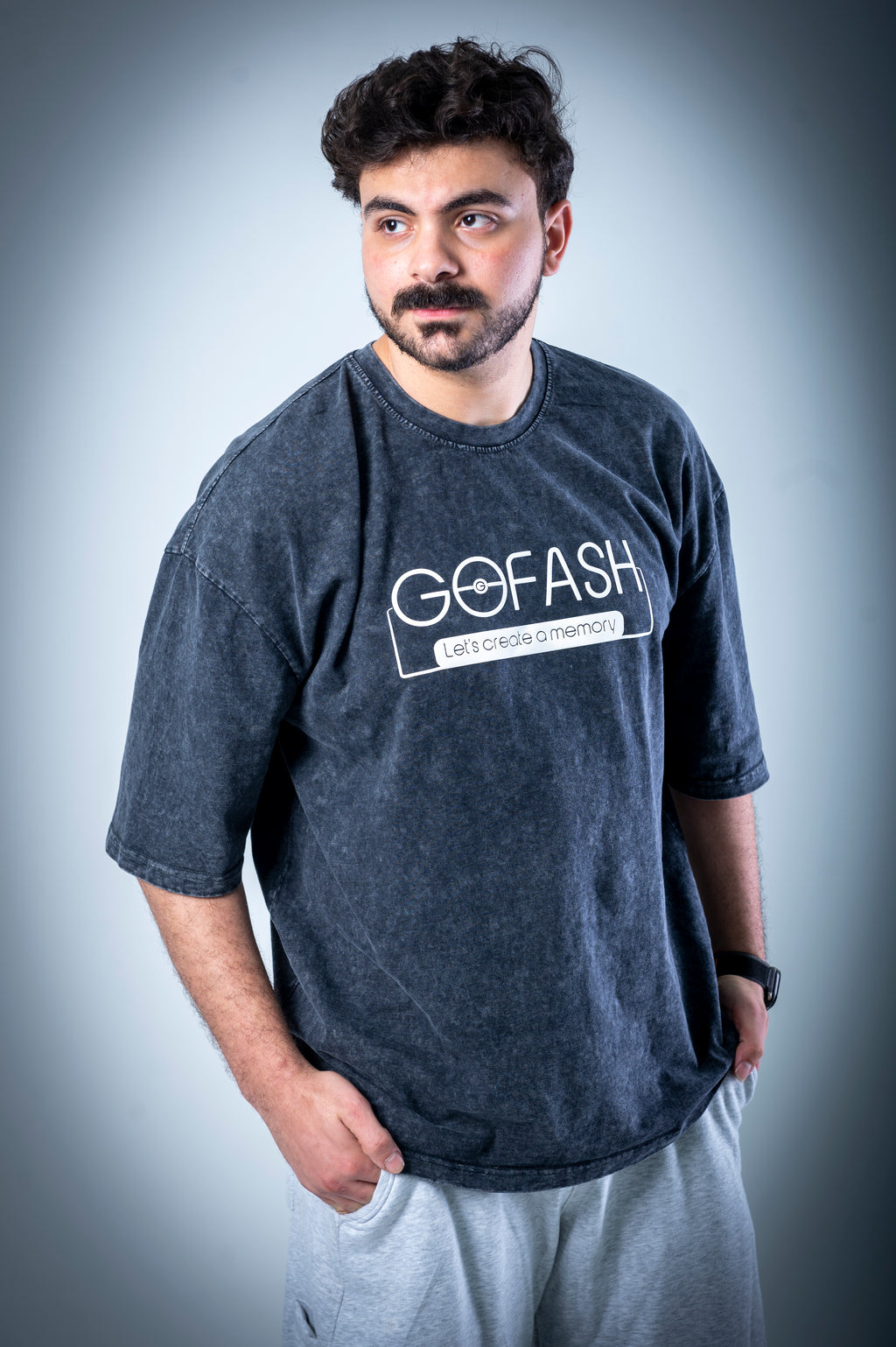 Gofash T-shirt (Washed Black)