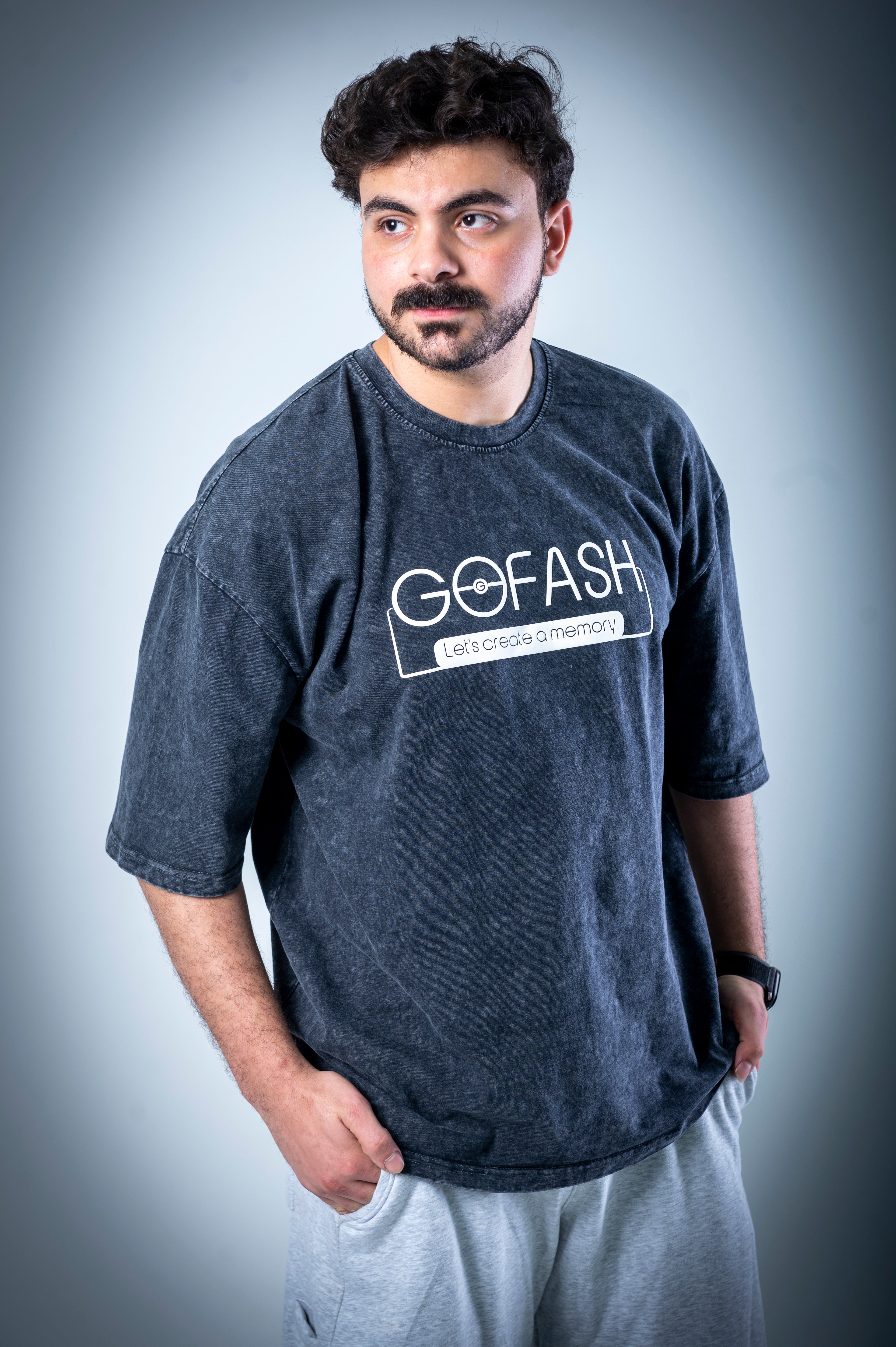 Gofash T-shirt (Washed Black)