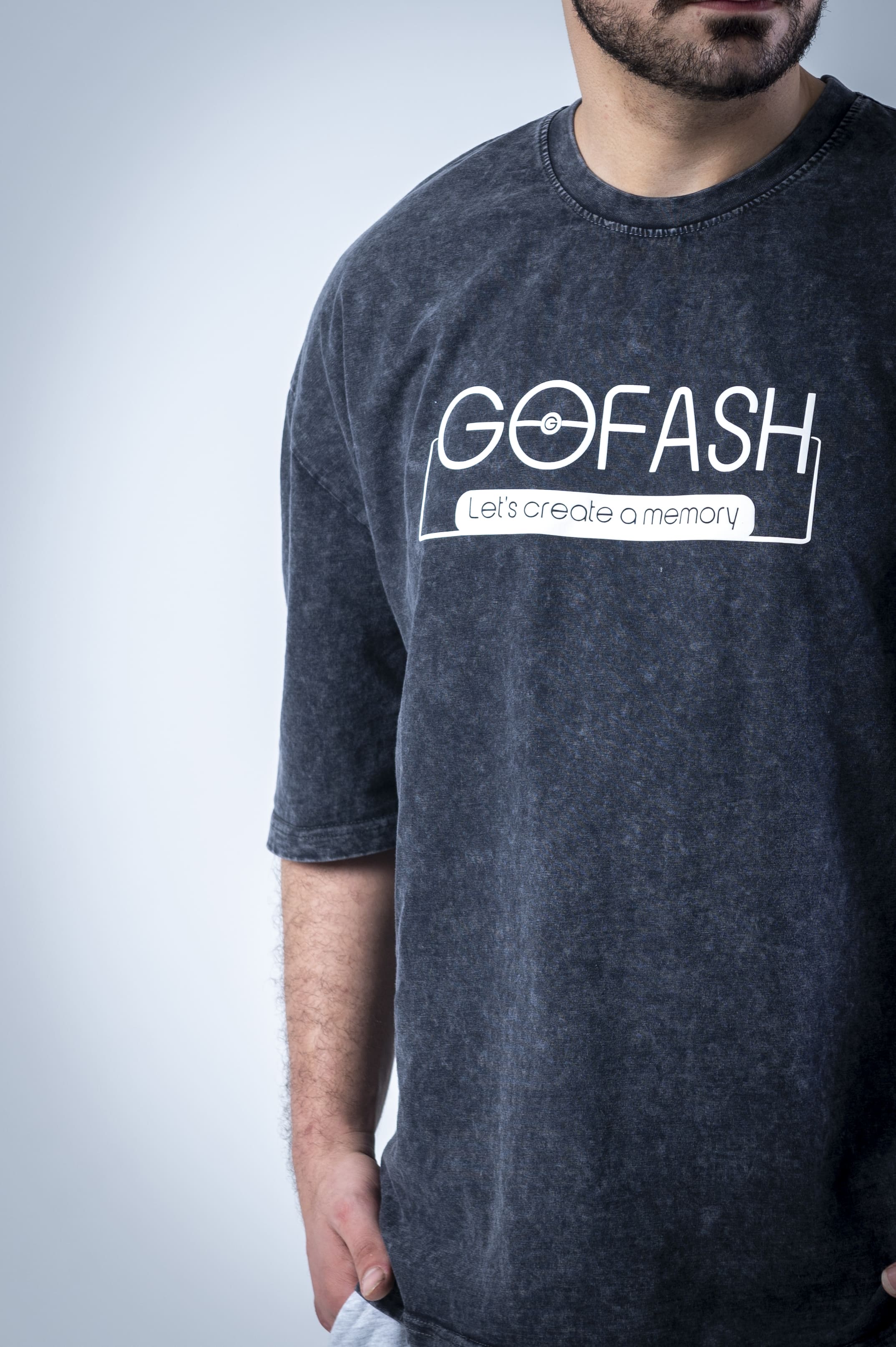 Gofash T-shirt (Washed Black)