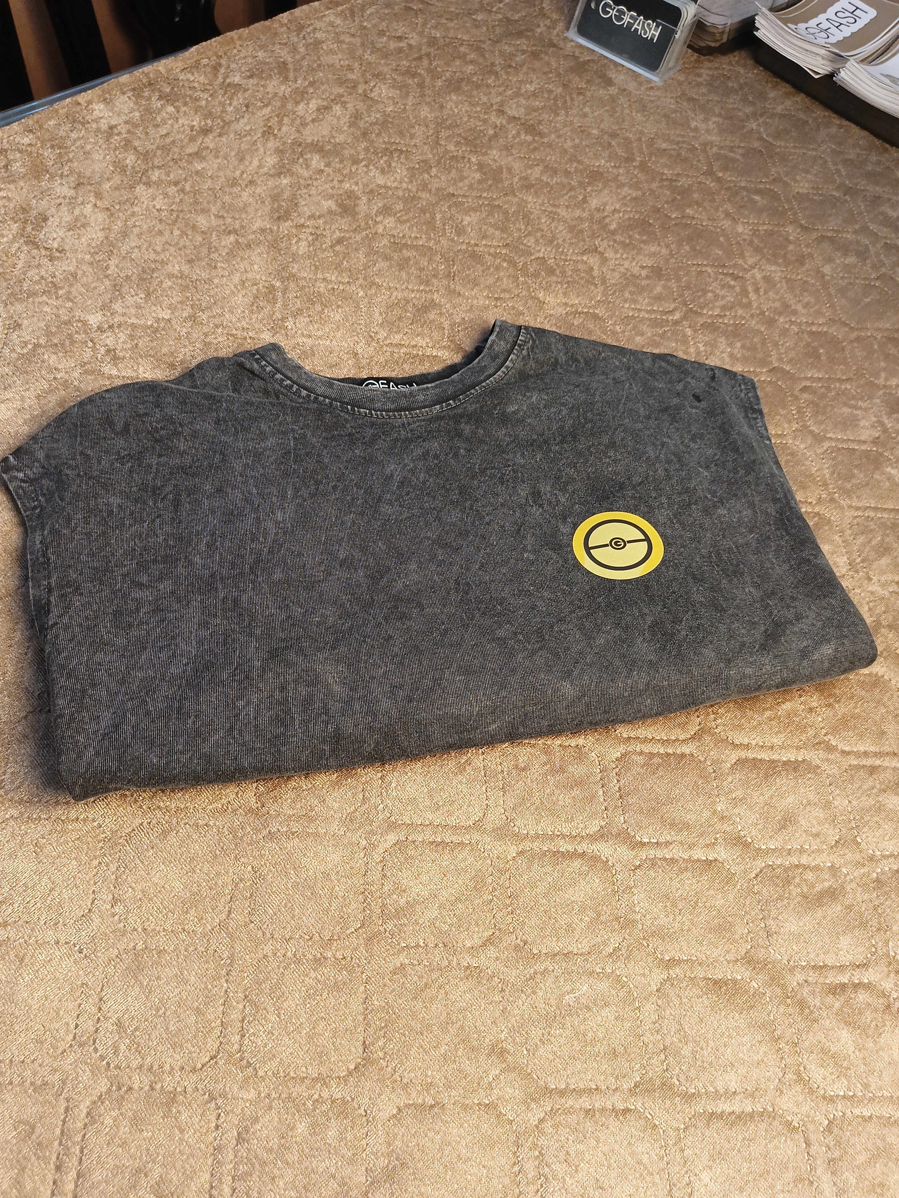 Gray Washed T-SHIRT (Cut)
