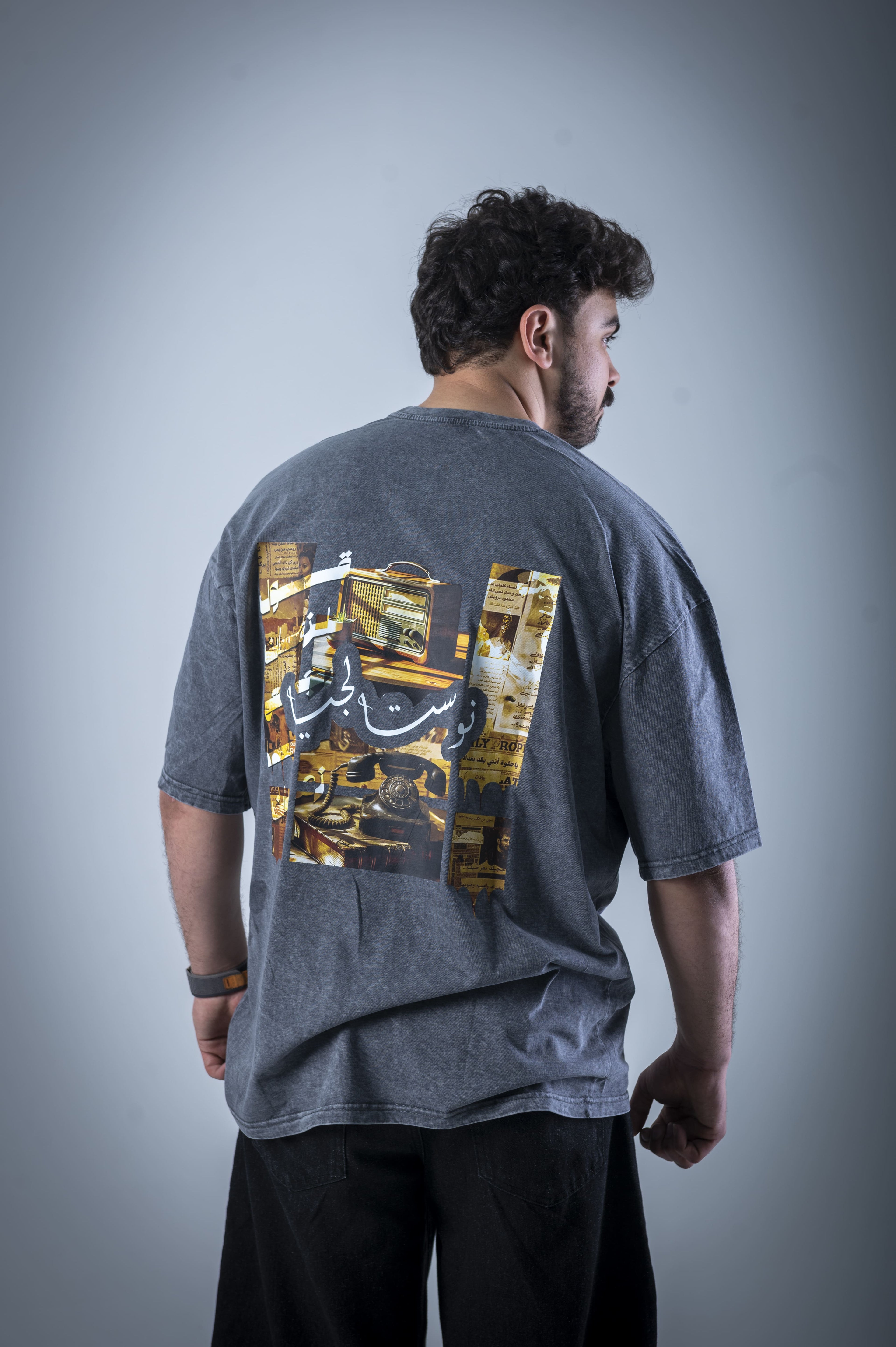 Nostalgic T-shirt (Washed Grey)
