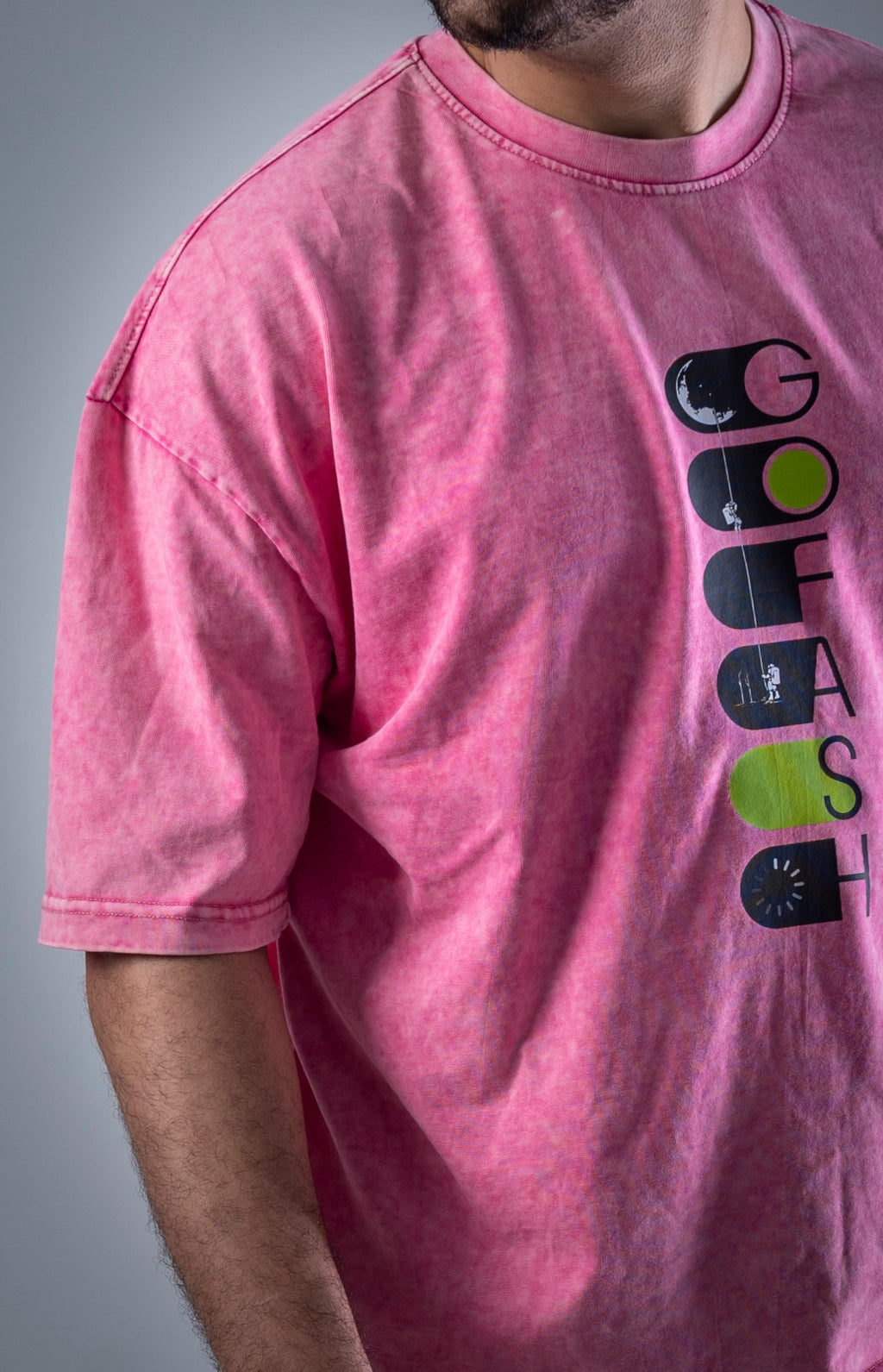Skyline T-shirt (Washed Pink)