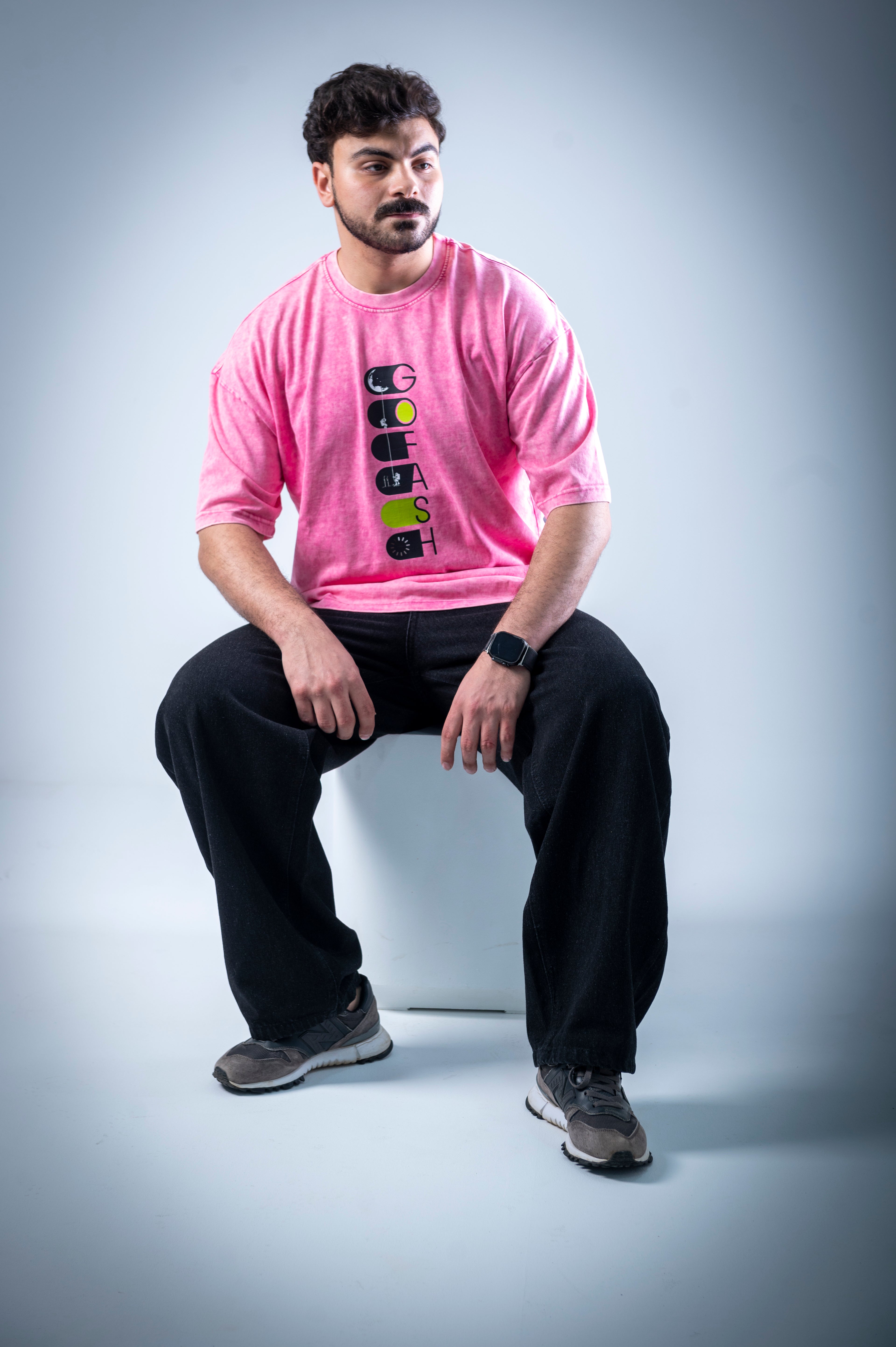 Skyline T-shirt (Washed Pink)