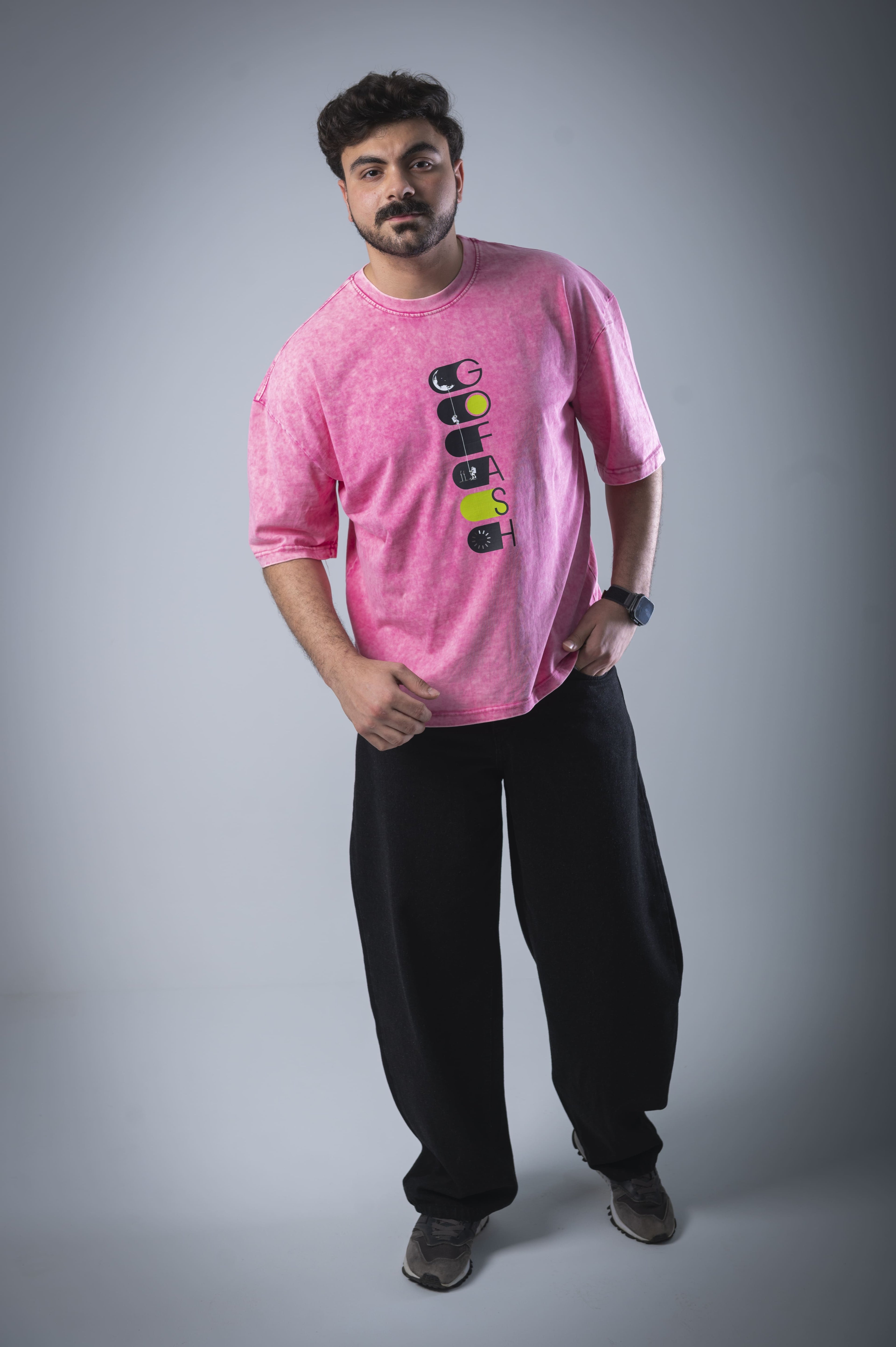 Skyline T-shirt (Washed Pink)