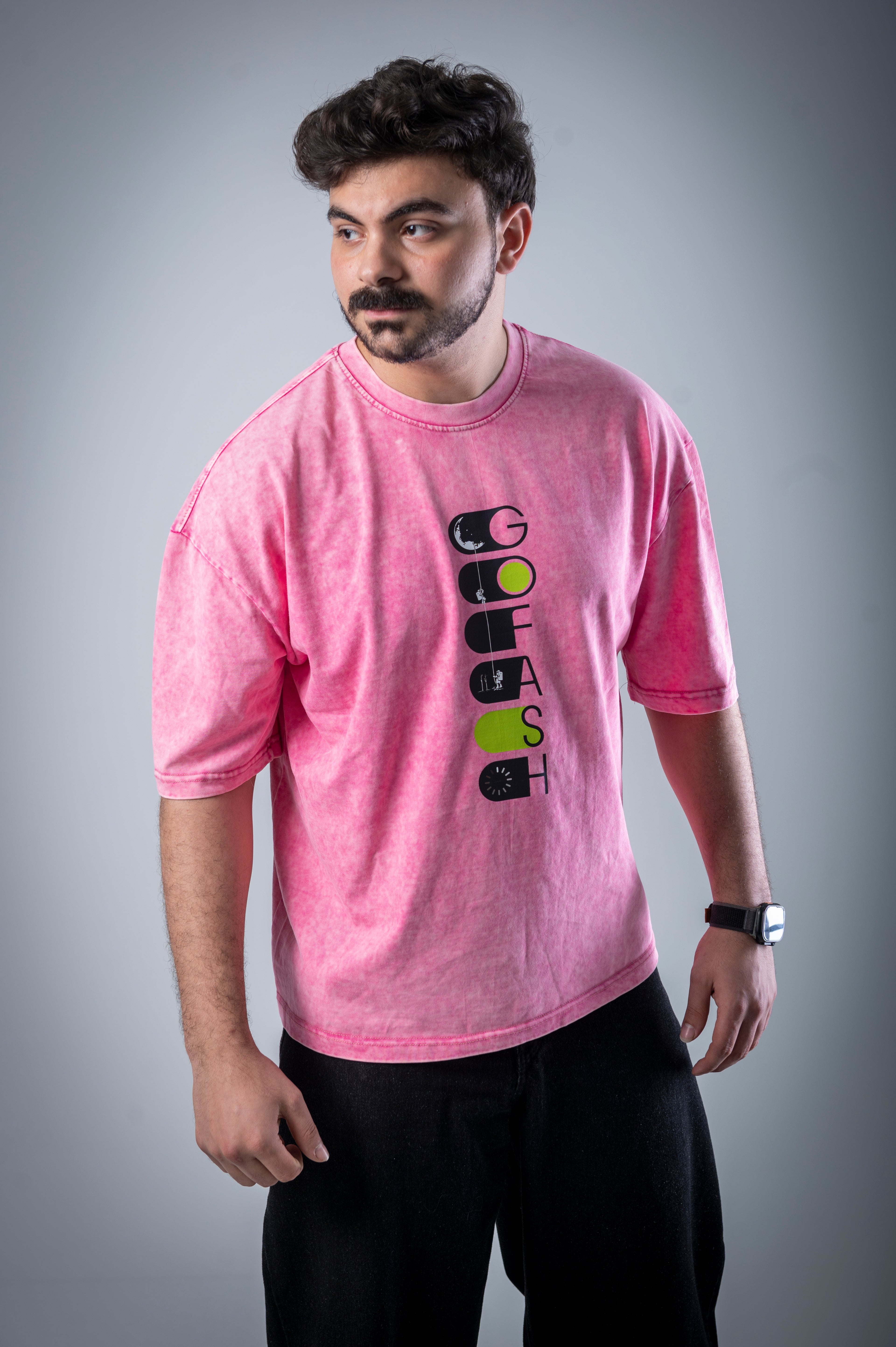 Skyline T-shirt (Washed Pink)