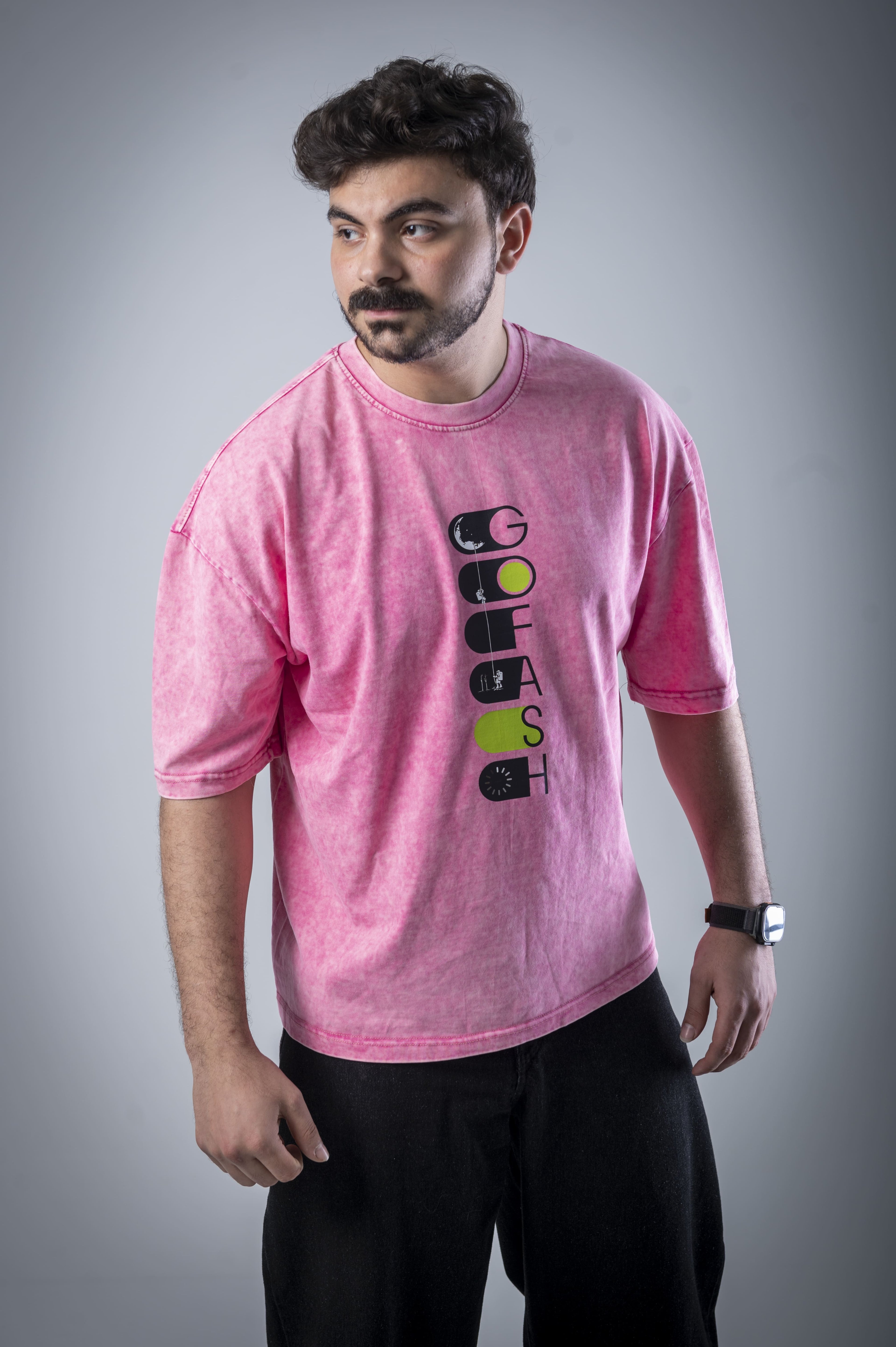 Skyline T-shirt (Washed Pink)