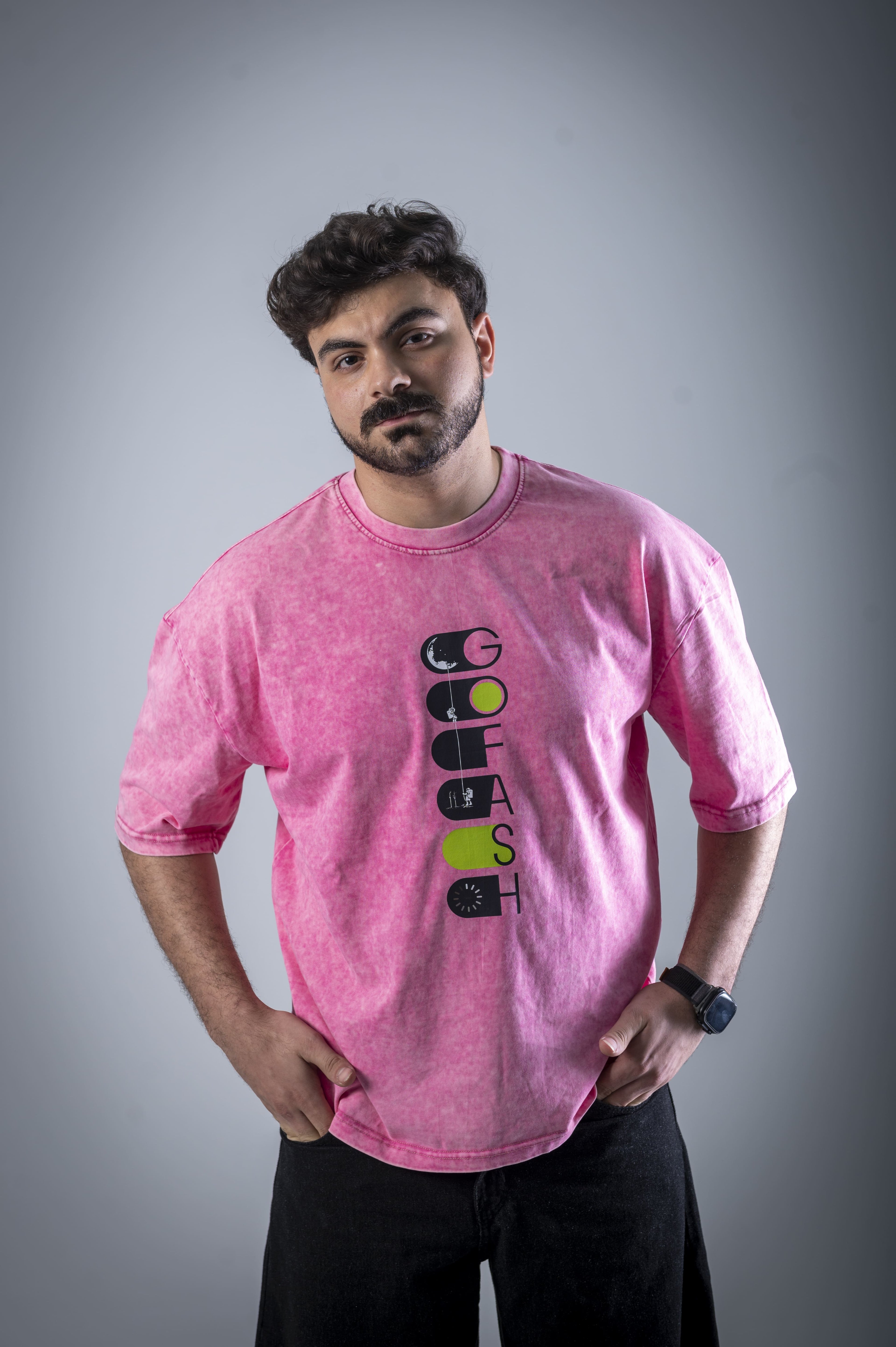 Skyline T-shirt (Washed Pink)