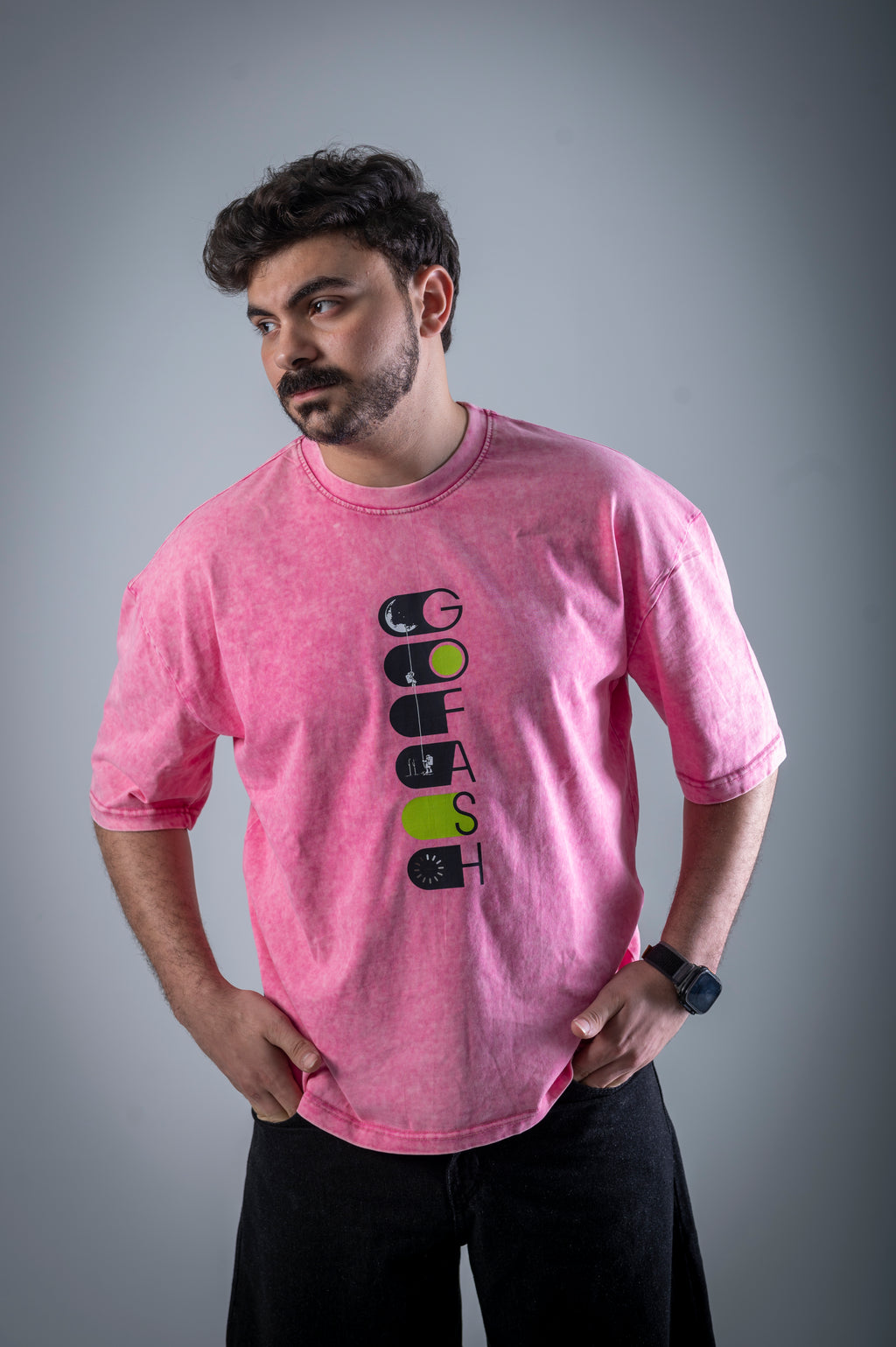 Skyline T-shirt (Washed Pink)