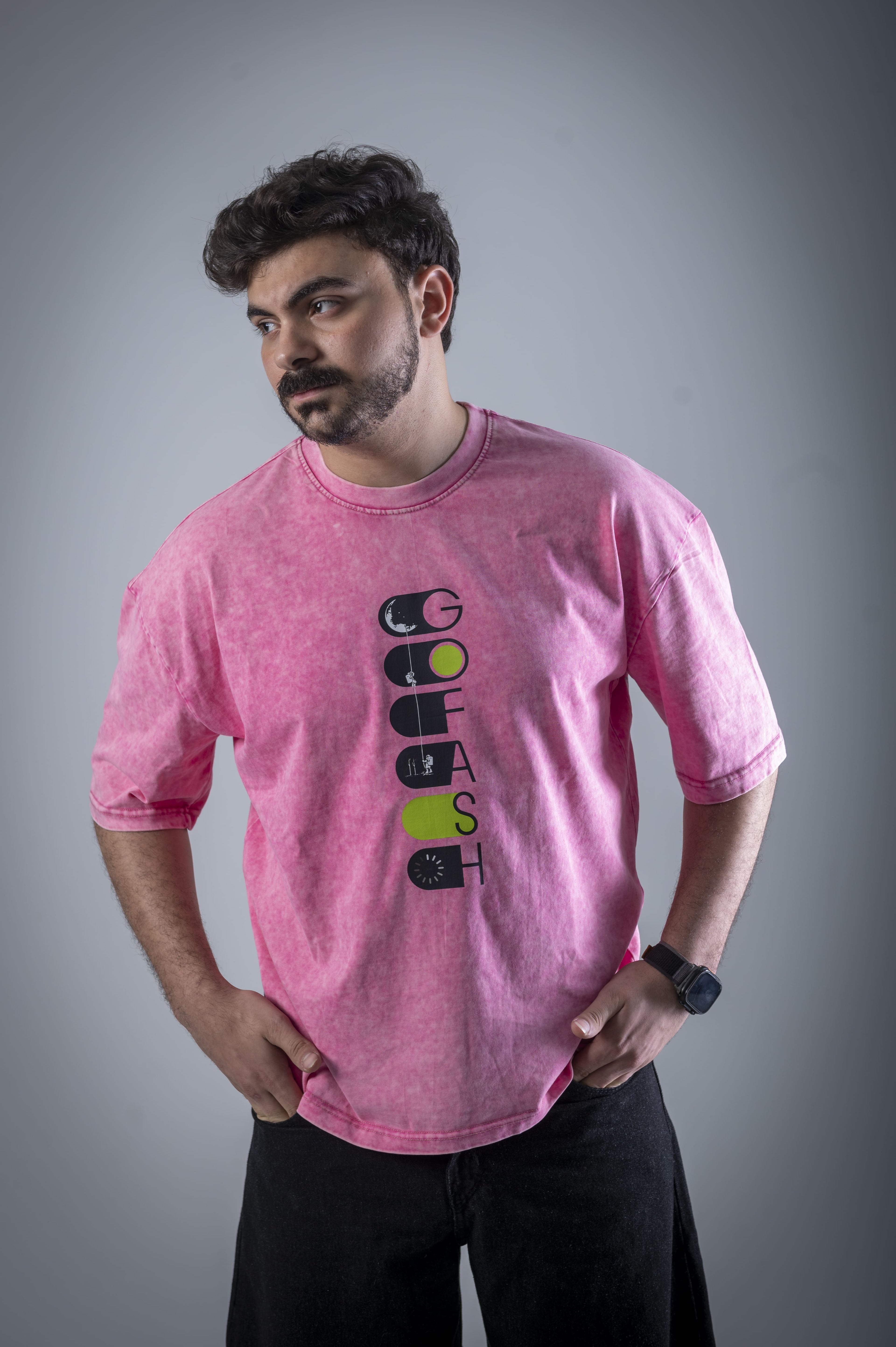 Skyline T-shirt (Washed Pink)