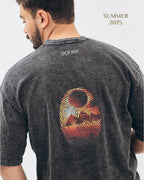 Gray Washed T-SHIRT (البصمة)